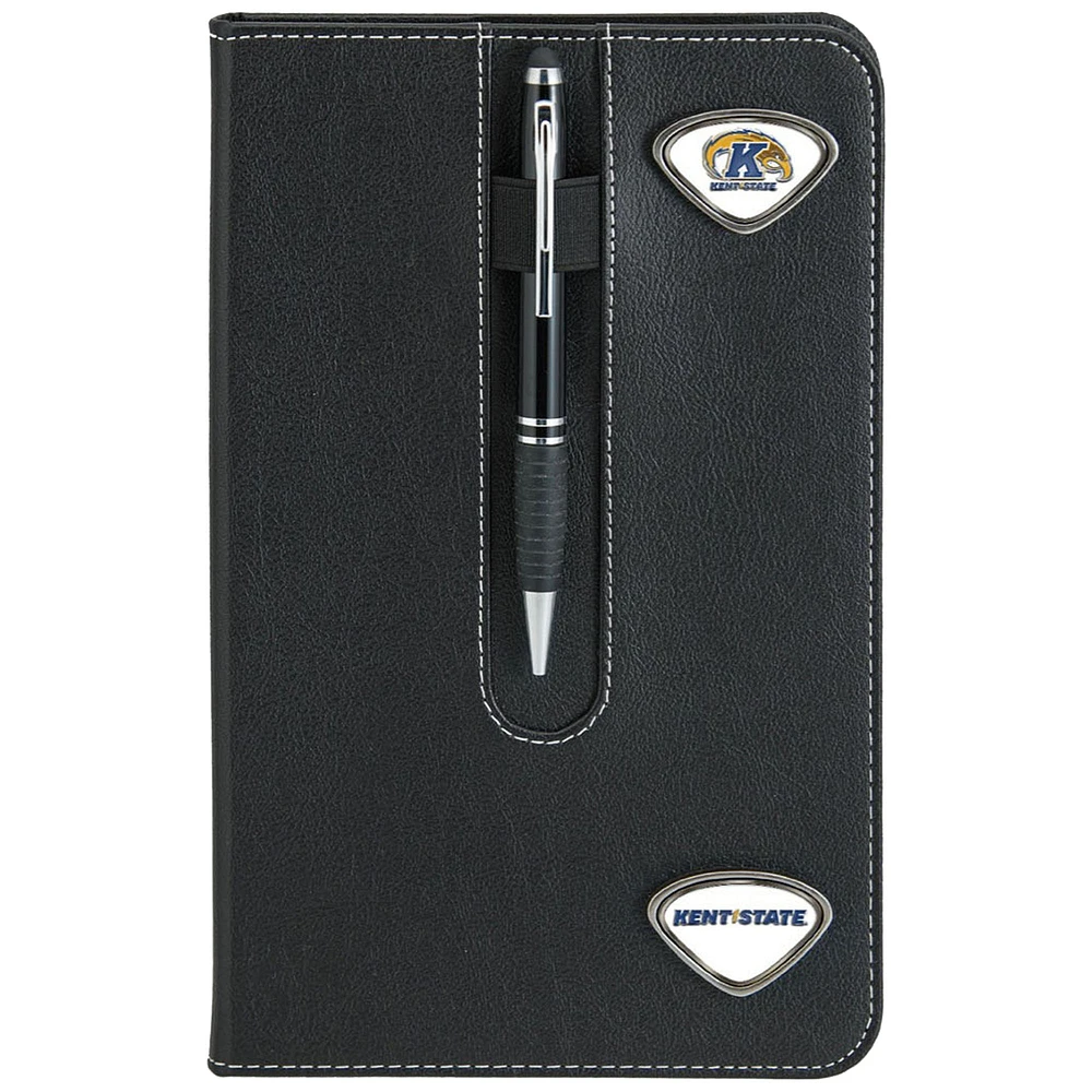 Black Kent State Golden Flashes Business Notebook