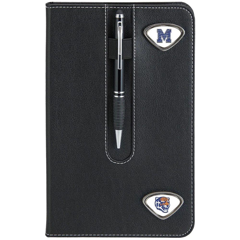 Black Memphis Tigers Business Notebook