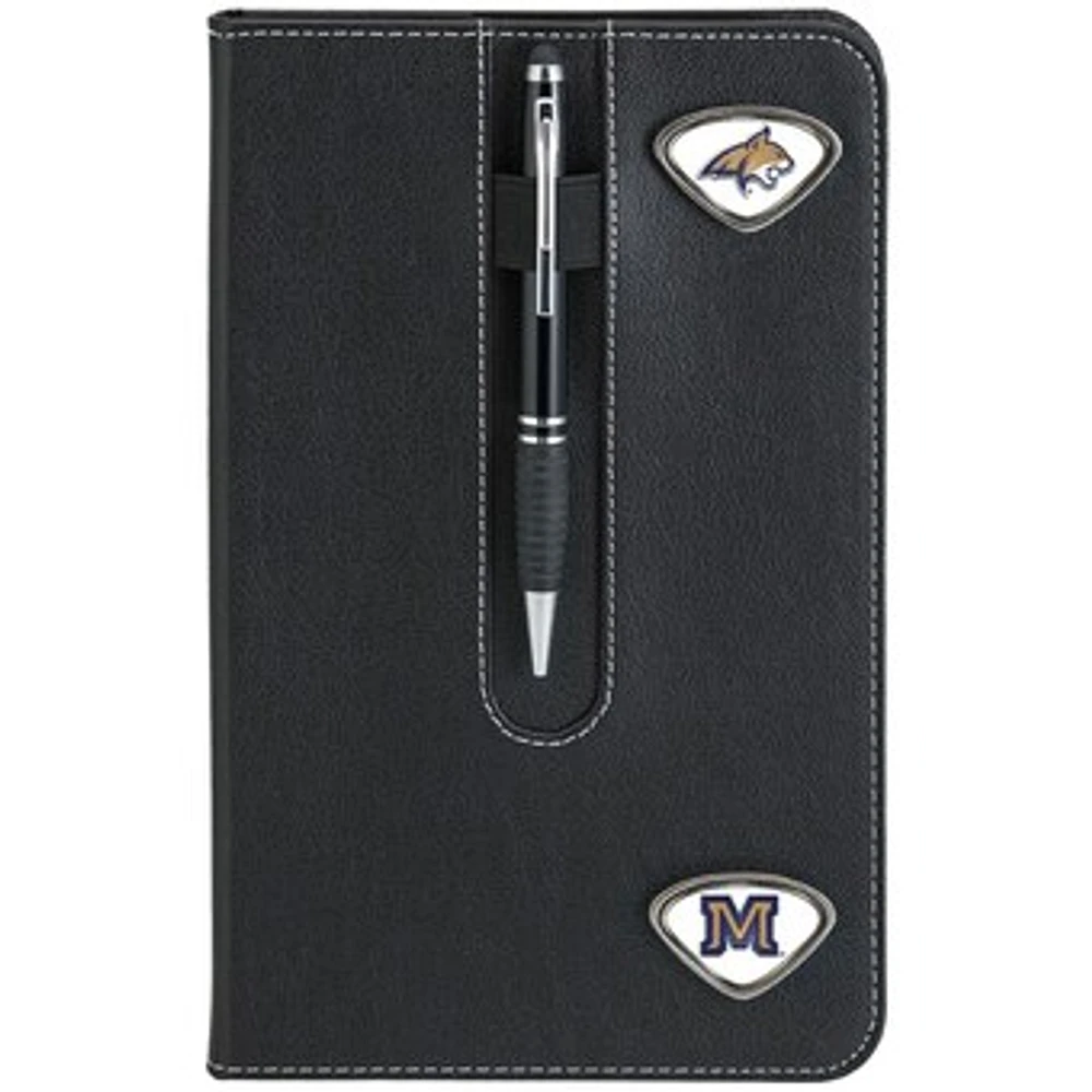 Black Montana State Bobcats Business Notebook