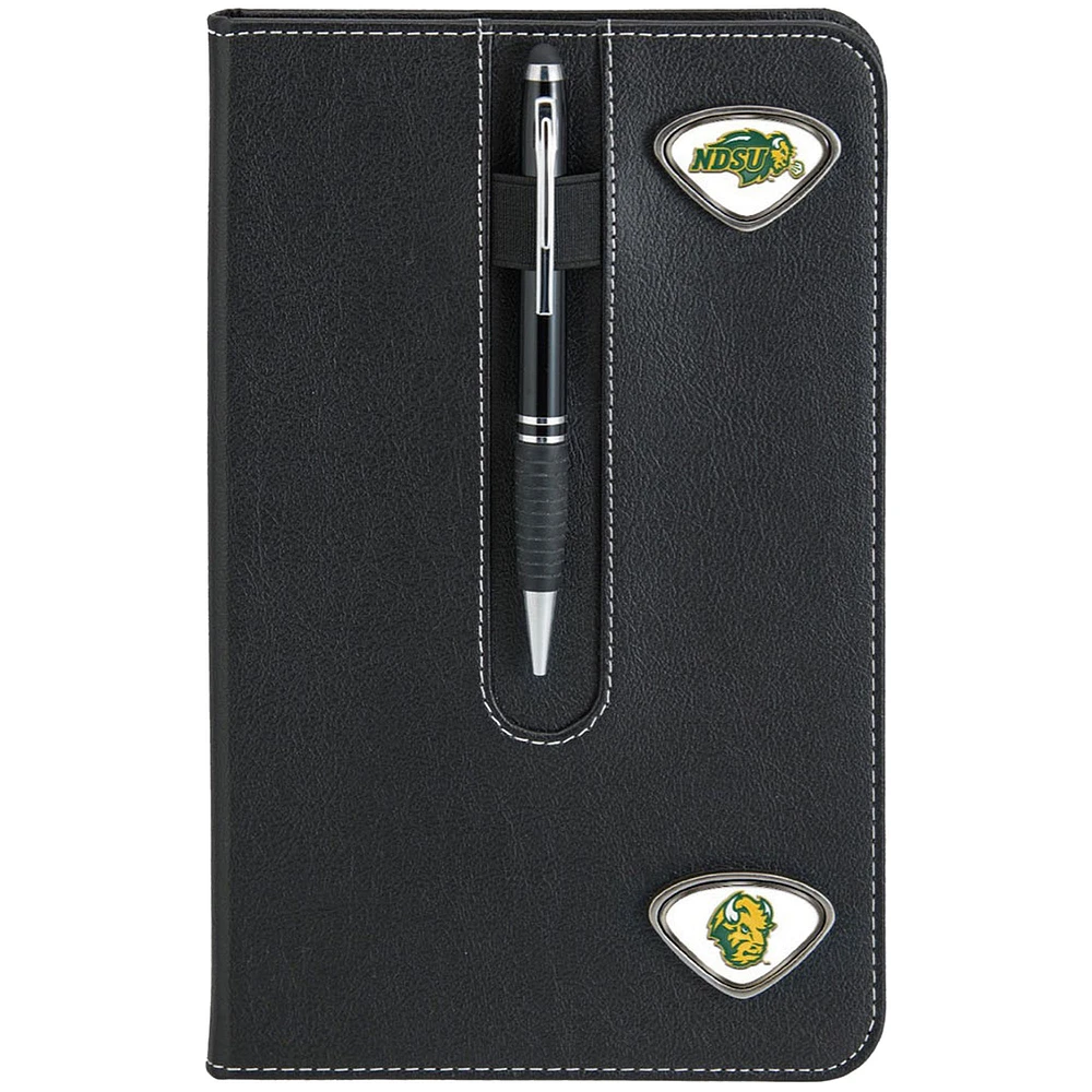 Black NDSU Bison Business Notebook