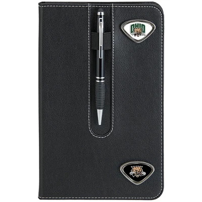 Black Ohio Bobcats Business Notebook