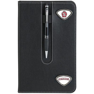 Black South Dakota Coyotes Business Notebook