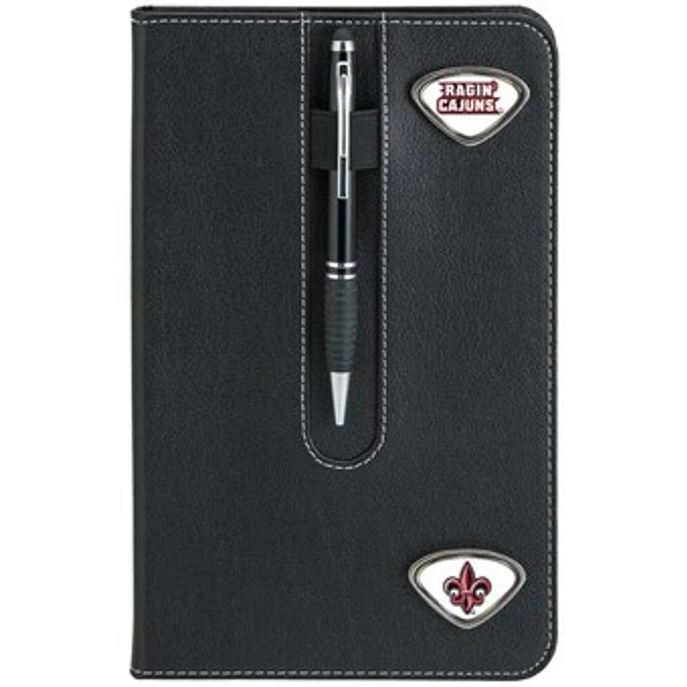 Black Louisiana Ragin' Cajuns Business Notebook