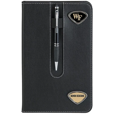 Black Wake Forest Demon Deacons Business Notebook