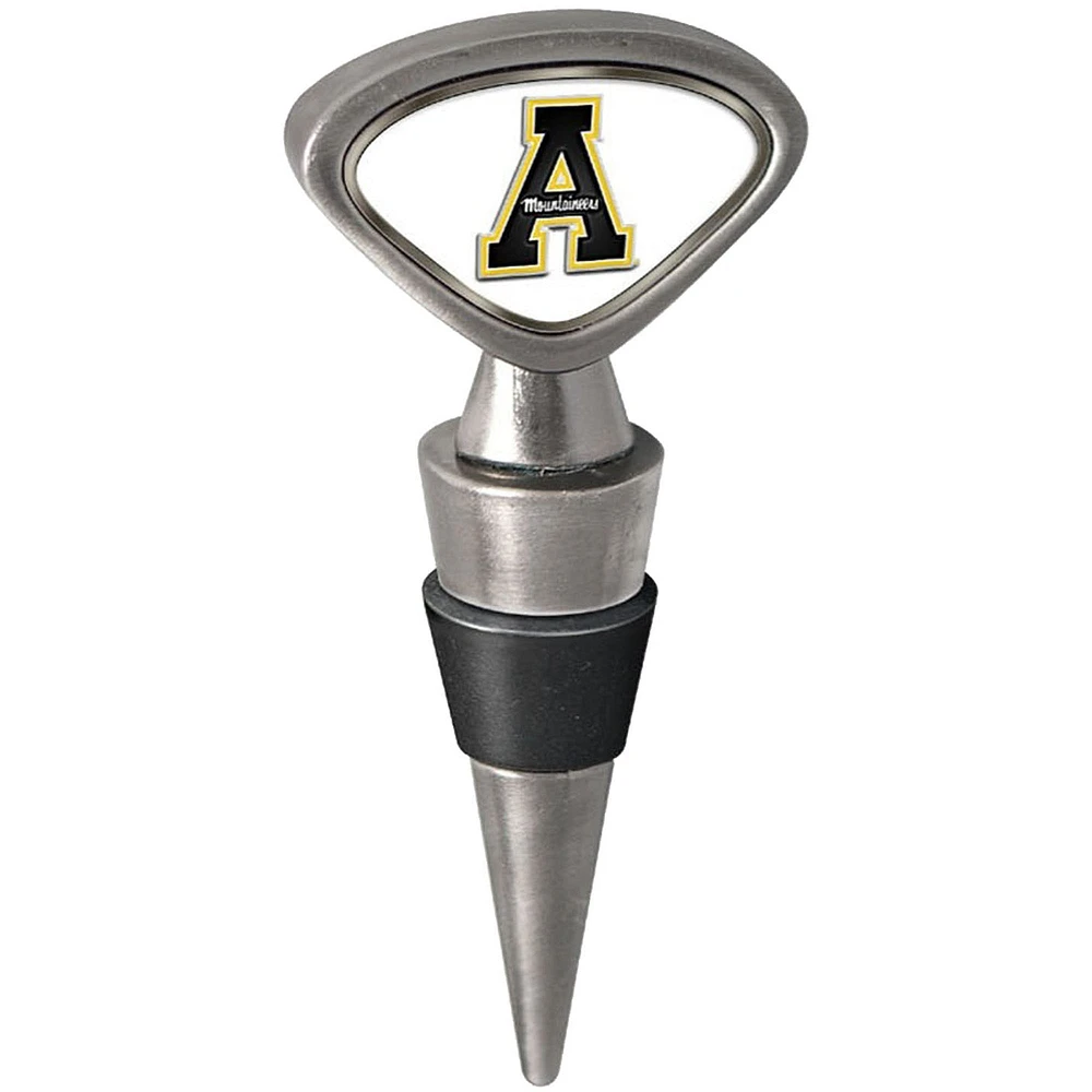 Silver Appalachian State Mountaineers Wine Stopper