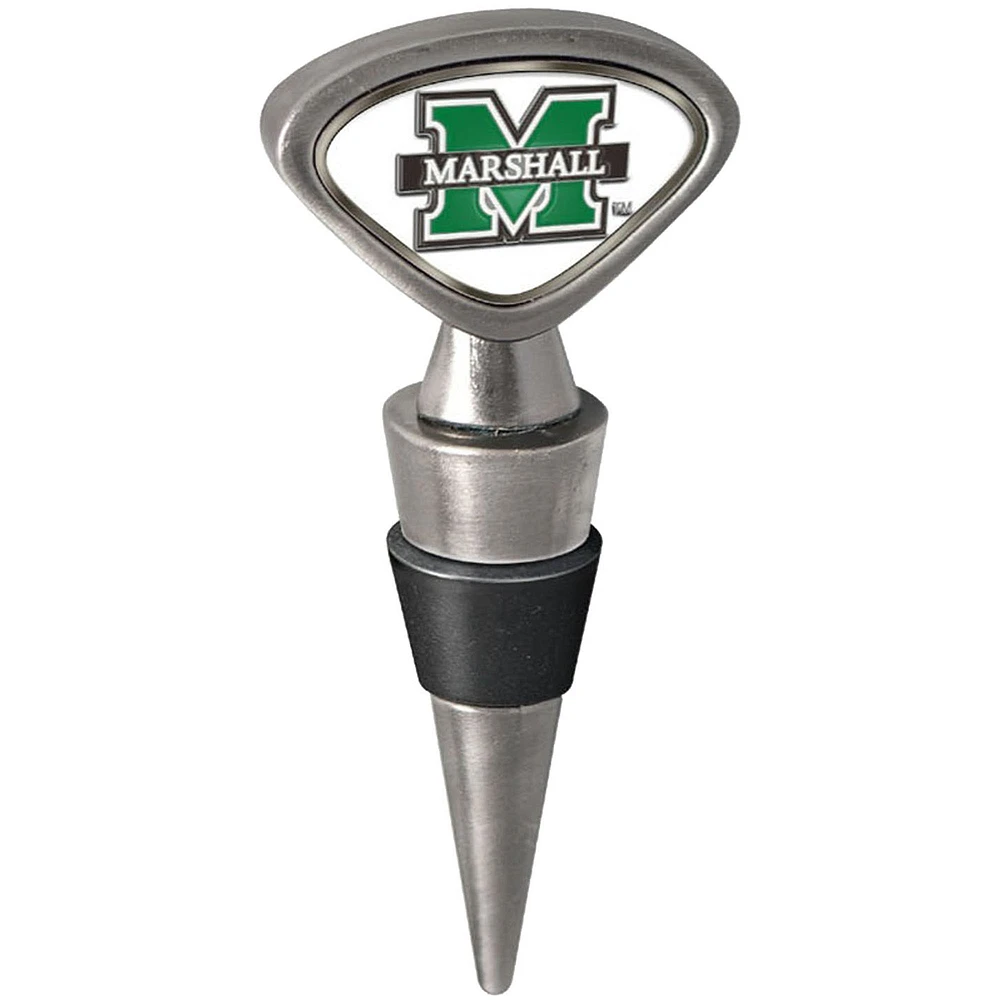 Silver Marshall Thundering Herd Wine Stopper