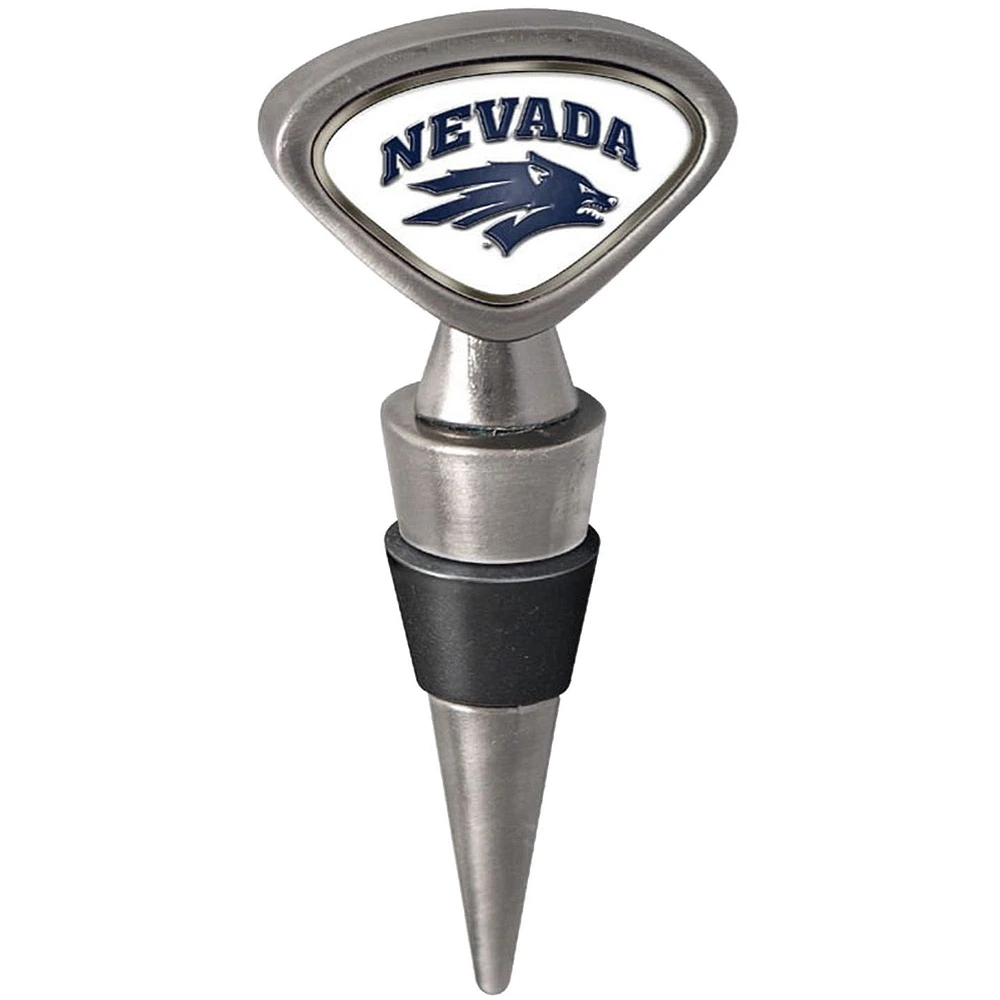 Silver Nevada Wolf Pack Wine Stopper