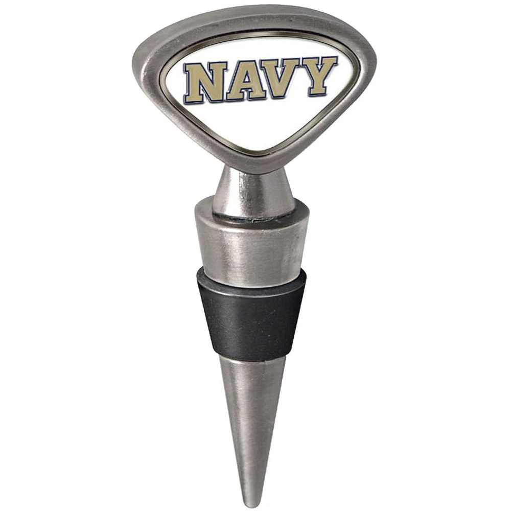 Silver Navy Midshipmen Wine Stopper