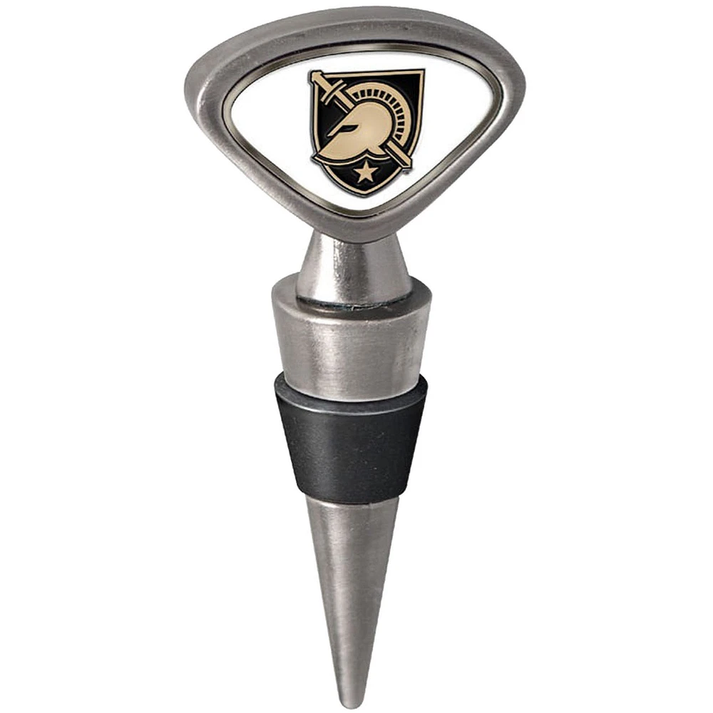 Silver Army Black Knights Wine Stopper