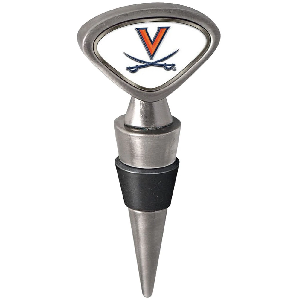 Silver Virginia Cavaliers Wine Stopper