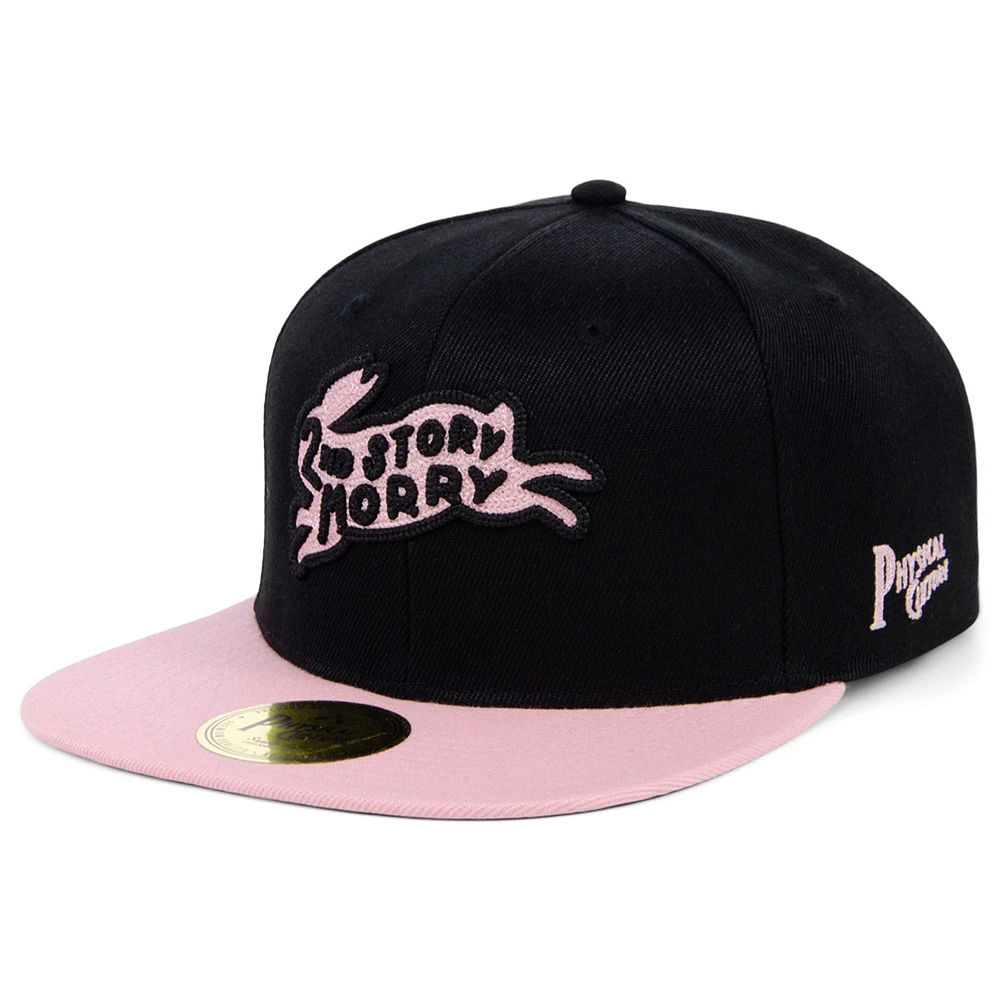 Men's Physical Culture Black Second Story Morrys Black Fives Snapback Adjustable Hat
