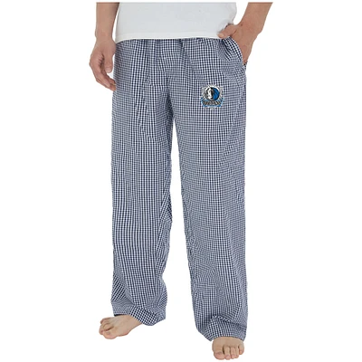 Men's Concepts Sport Navy/White Dallas Mavericks Tradition Woven Pants
