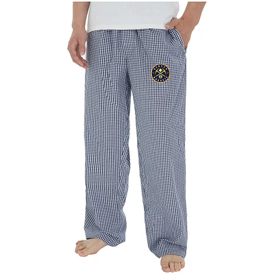 Men's Concepts Sport Navy/White Denver Nuggets Tradition Woven Pants