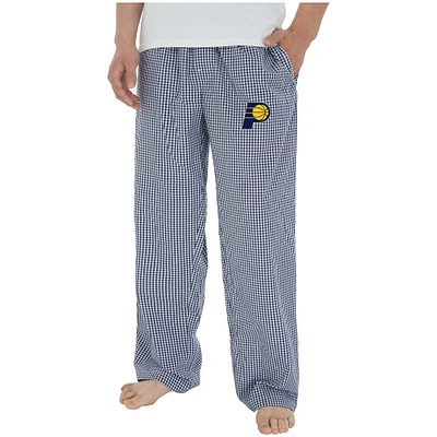 Men's Concepts Sport Navy/White Indiana Pacers Tradition Woven Pants