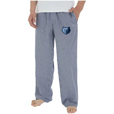 Men's Concepts Sport Navy/White Memphis Grizzlies Tradition Woven Pants