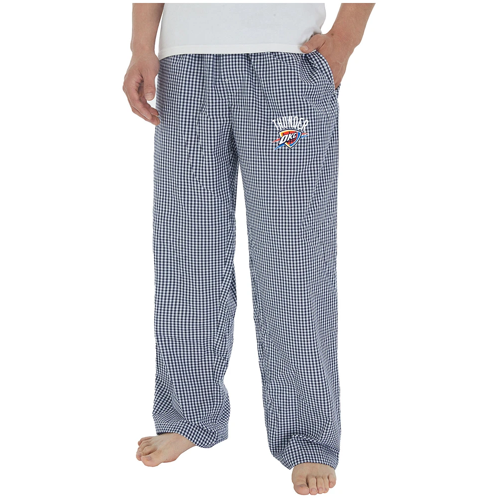 Men's Concepts Sport Navy/White Oklahoma City Thunder Tradition Woven Pants