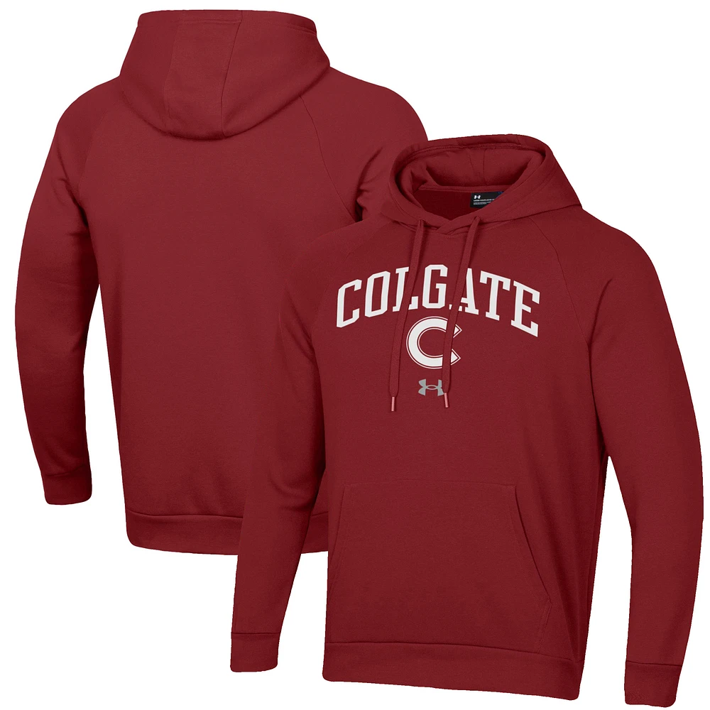 Men's Under Armour Maroon Colgate Raiders All Day Fleece Pullover Hoodie
