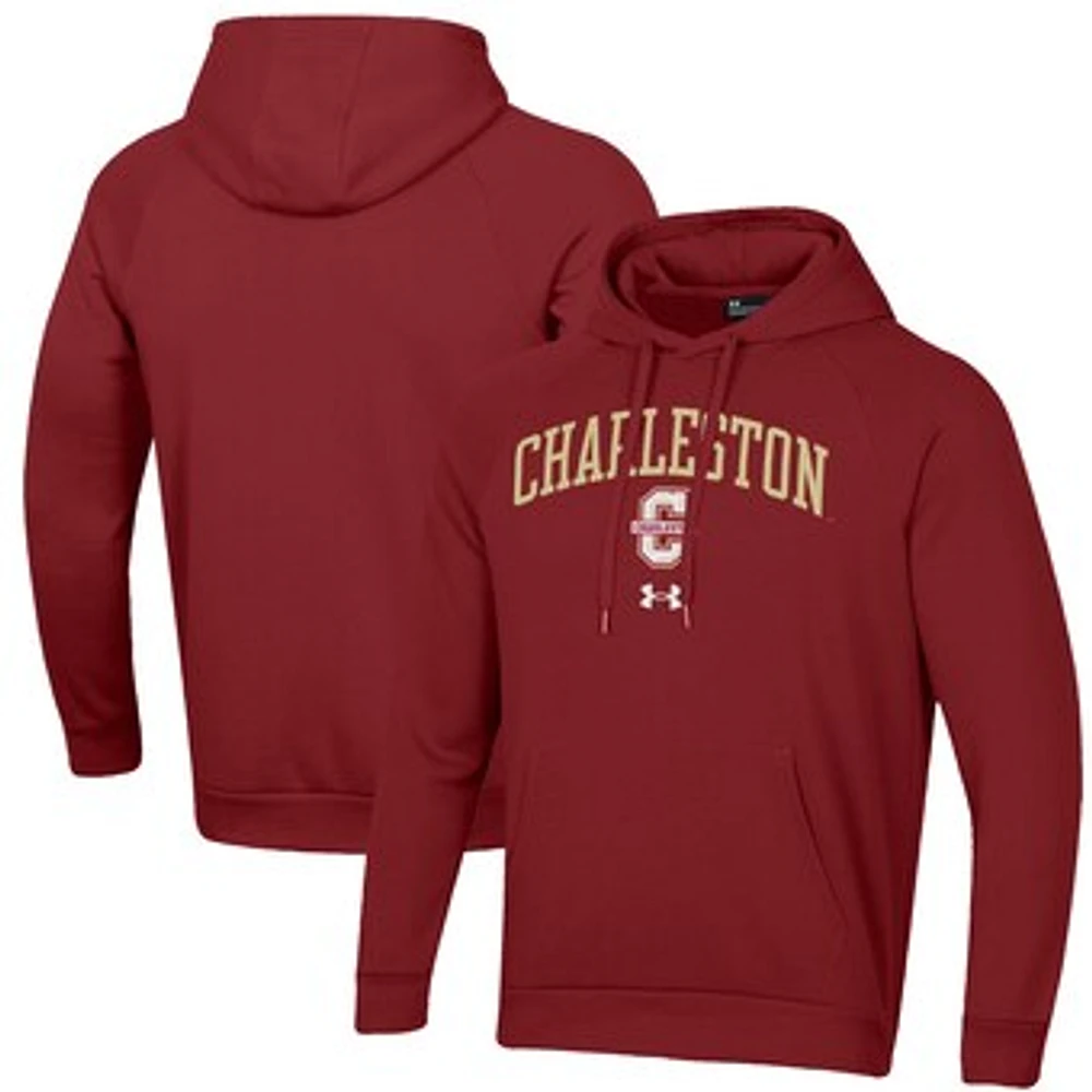 Men's Under Armour Maroon Charleston Cougars All Day Fleece Pullover Hoodie