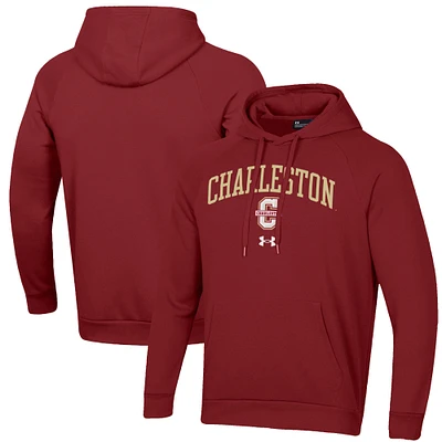 Men's Under Armour Maroon Charleston Cougars All Day Fleece Pullover Hoodie