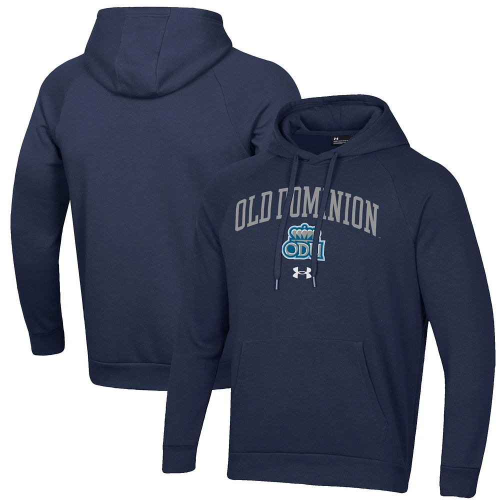 Men's Under Armour Navy Old Dominion Monarchs All Day Fleece Pullover Hoodie