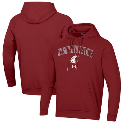 Men's Under Armour Crimson Washington State Cougars All Day Fleece Pullover Hoodie