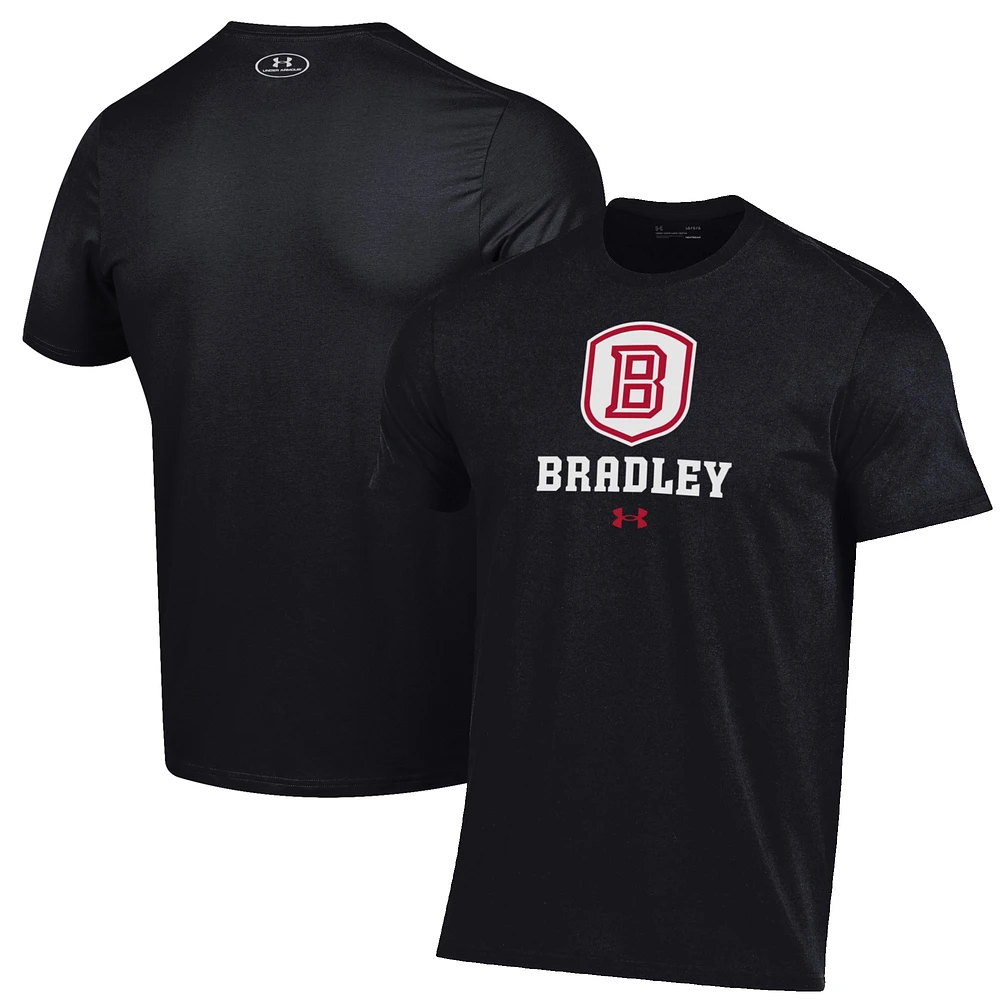 Men's Under Armour Bradley Braves Primary Performance T-Shirt