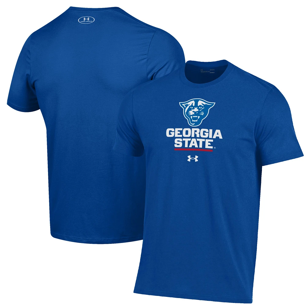 Men's Under Armour Royal Georgia State Panthers Primary Performance T-Shirt