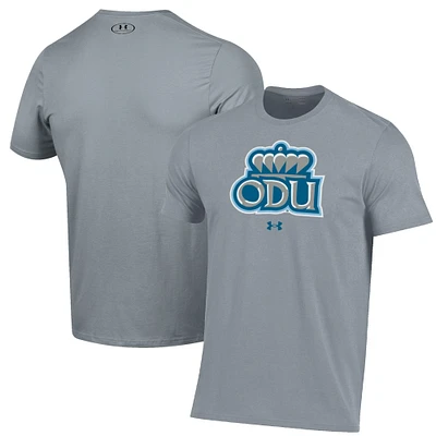 Men's Under Armour Gray Old Dominion Monarchs Primary Performance T-Shirt