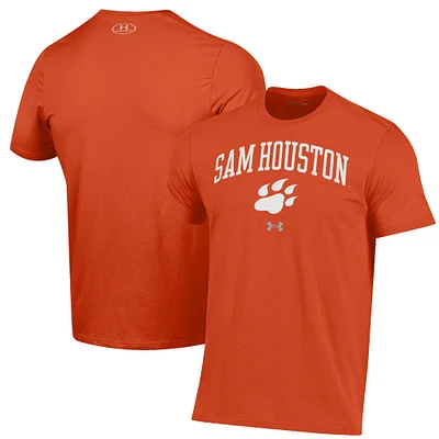 Men's Under Armour Orange Sam Houston State Bearkats Arch Over Performance T-Shirt