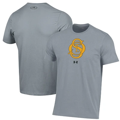 Men's Under Armour Gray St. Olaf Oles Primary Performance T-Shirt