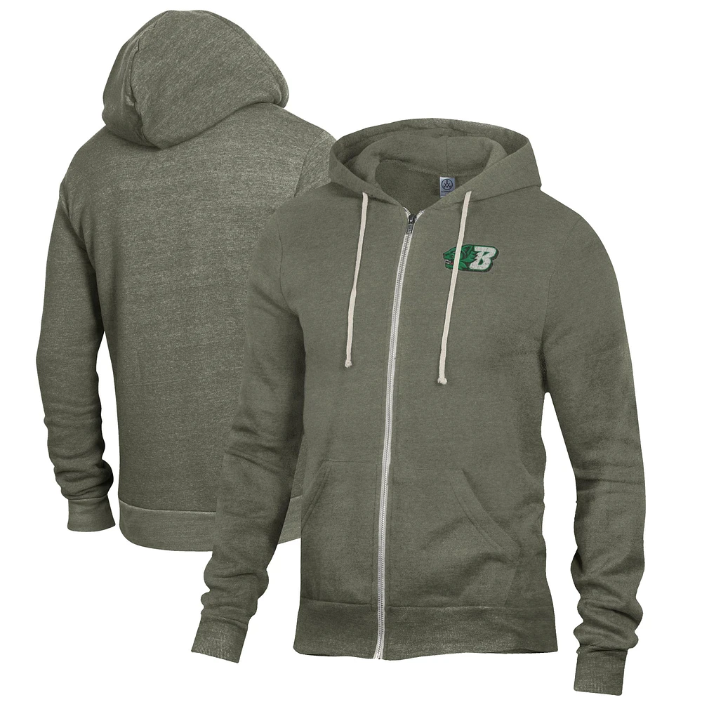 Men's Green Binghamton Bearcats Rocky Full-Zip Hoodie