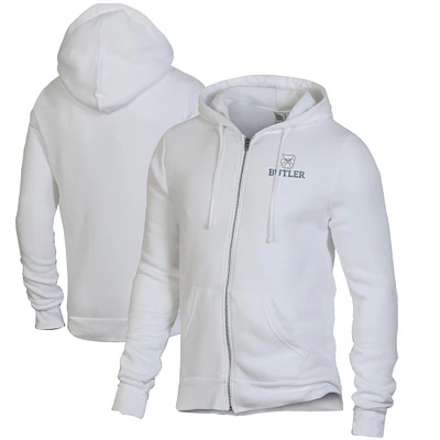 Men's White Butler Bulldogs Rocky Full-Zip Hoodie