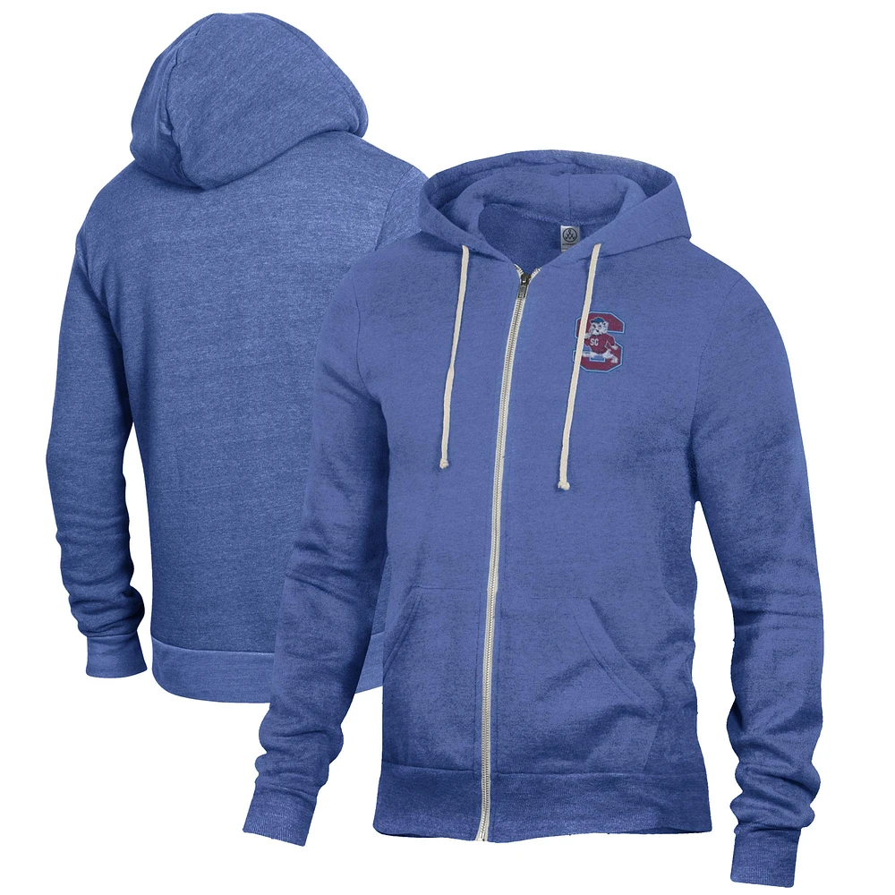 Men's Blue South Carolina State Bulldogs Rocky Full-Zip Hoodie