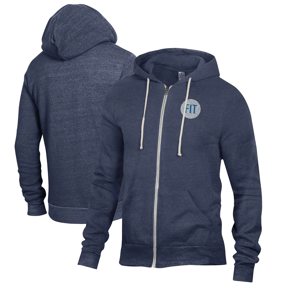 Men's Navy SUNY Fashion Institute of Technology Tigers Rocky Full-Zip Hoodie