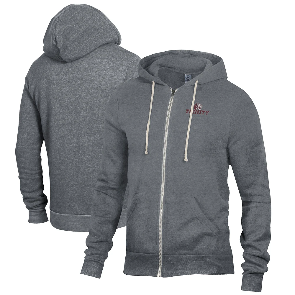 Men's Gray Trinity Tigers Rocky Full-Zip Hoodie