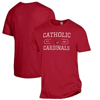 Men's Red Catholic University Cardinals The Keeper T-Shirt