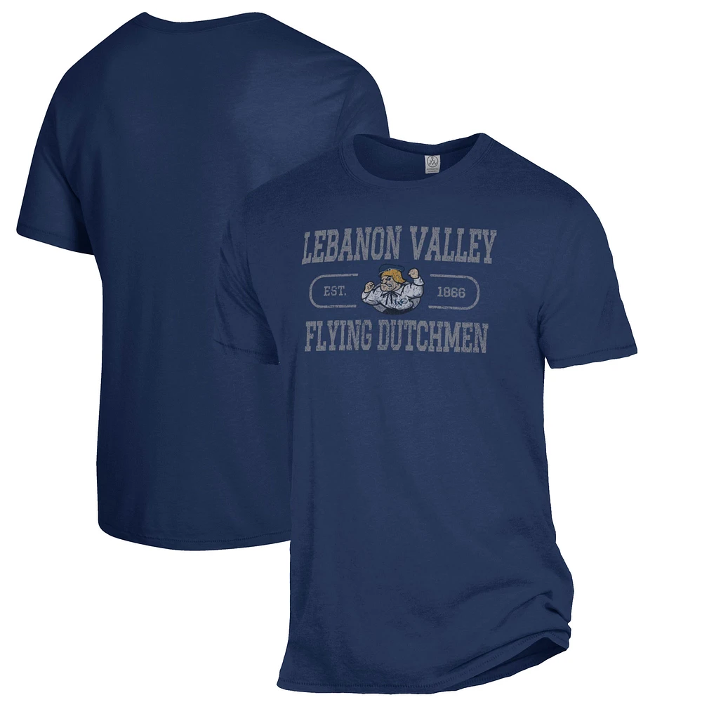 Men's Heathered Navy Lebanon Valley Flying Dutchmen The Keeper T-Shirt