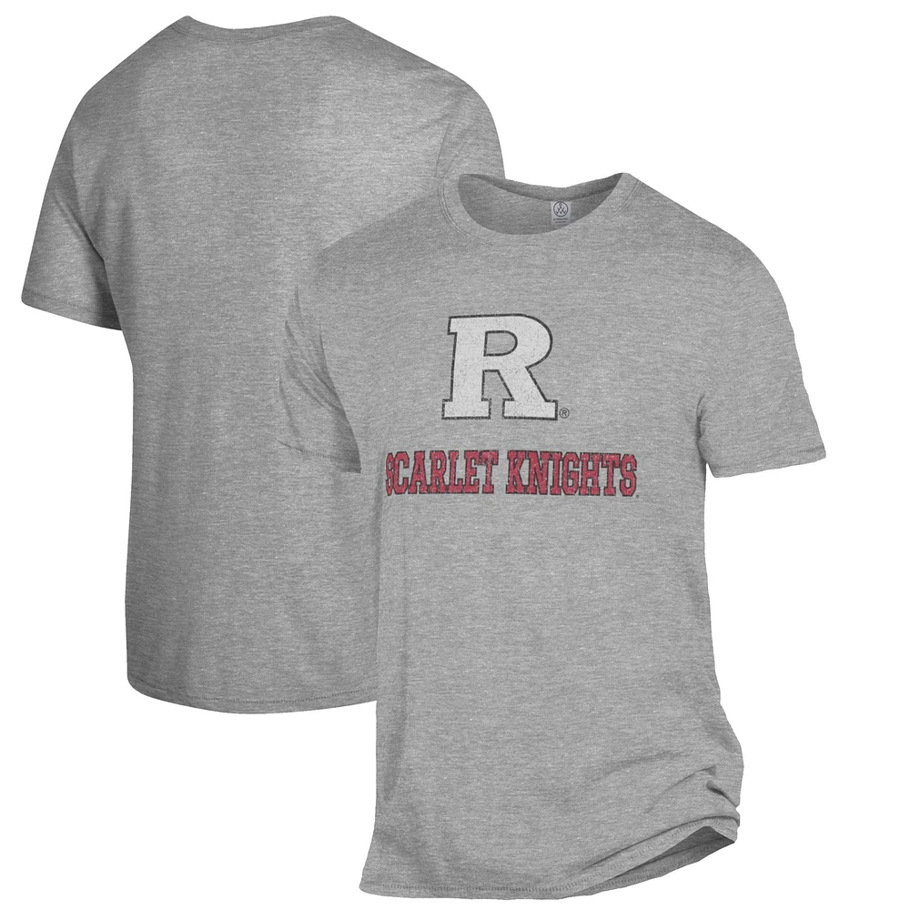 Men's Heathered Gray Rutgers Scarlet Knights The Keeper T-Shirt