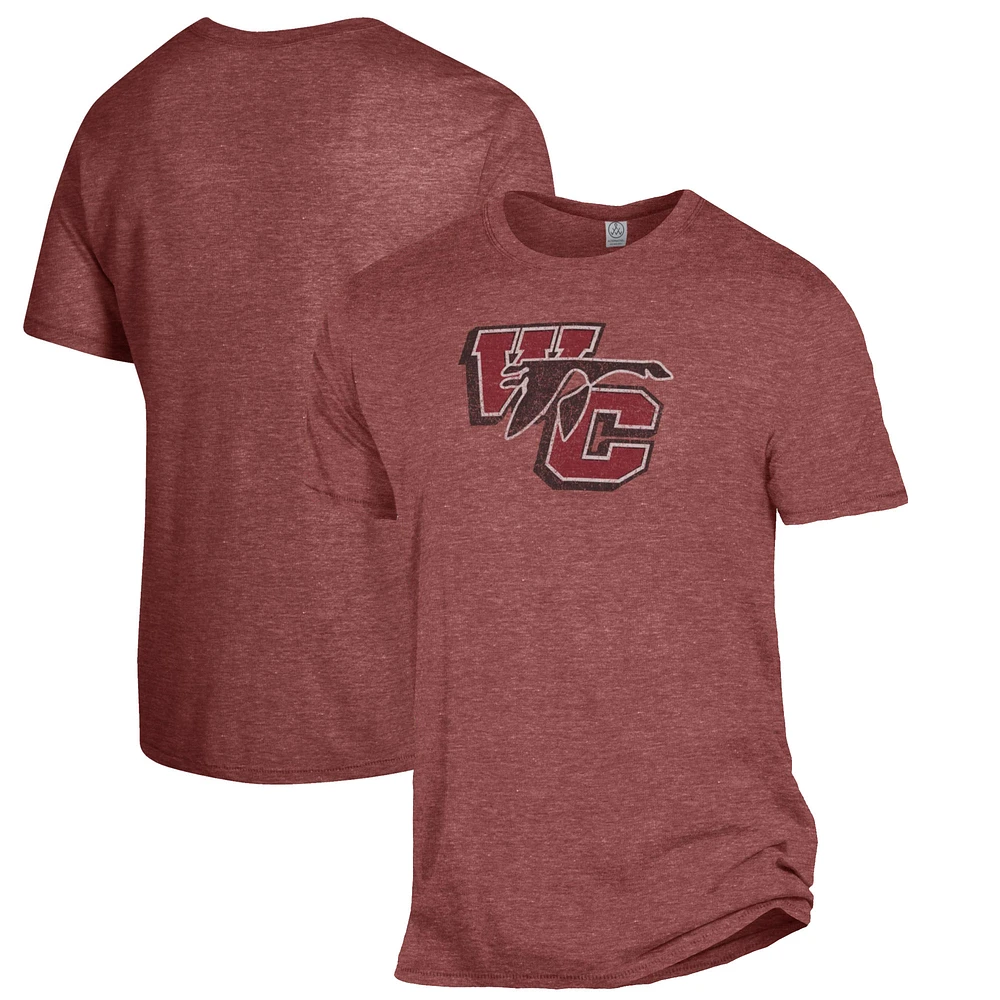 Men's Heathered Maroon Washington College Shoremen The Keeper T-Shirt