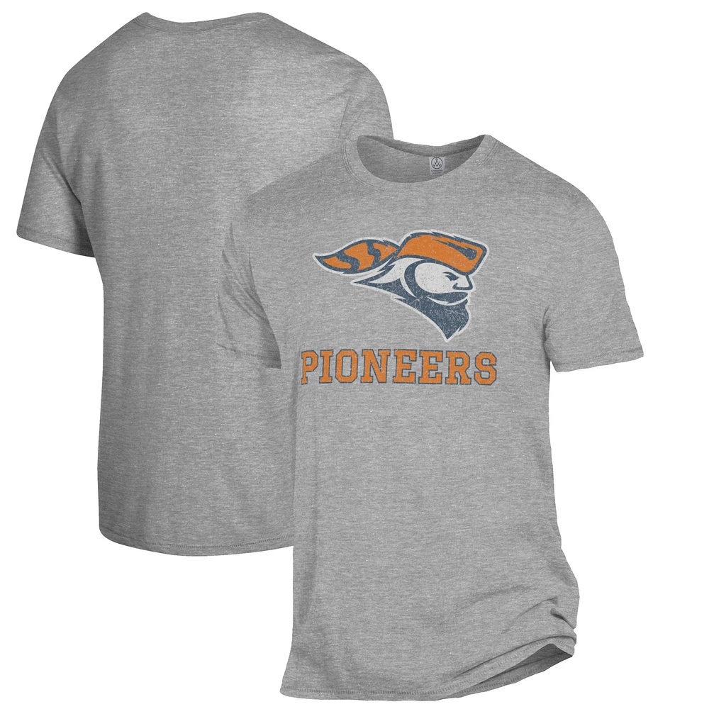 Men's Heathered Gray Carroll University Pioneers The Keeper T-Shirt