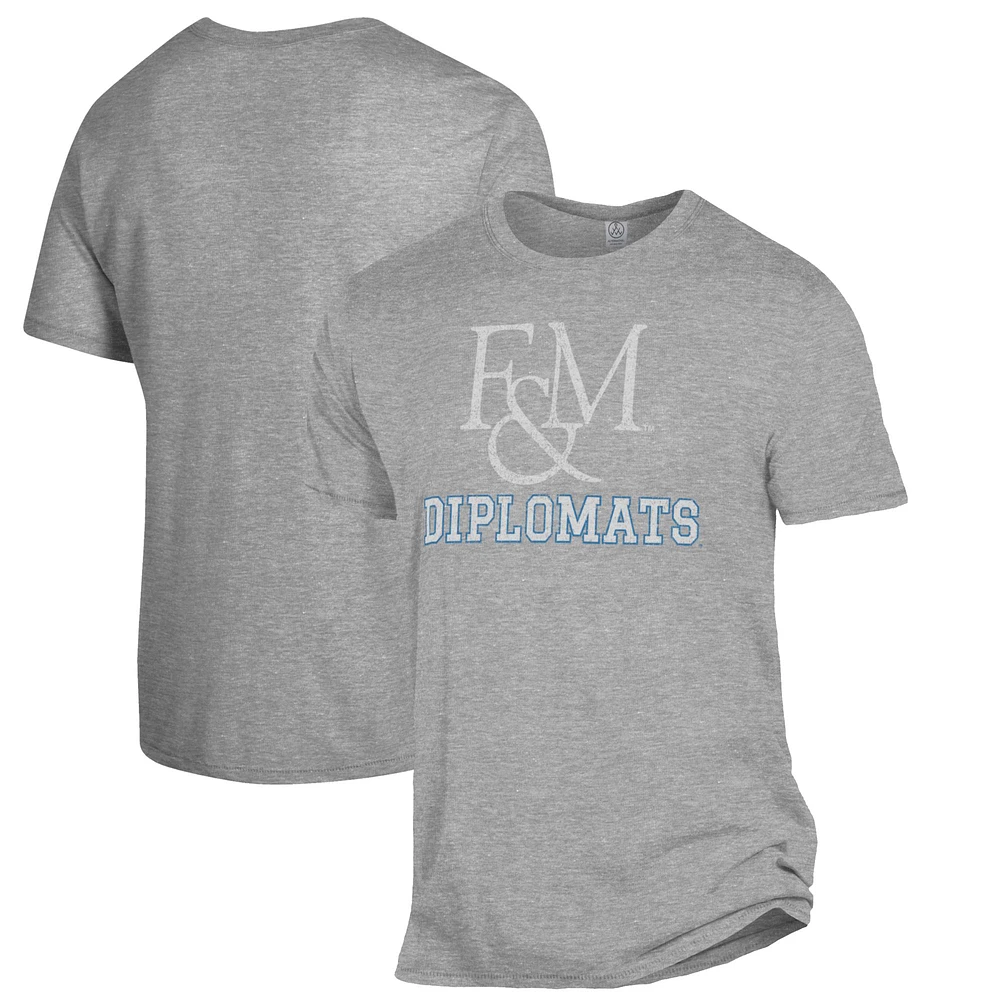 Men's Heathered Gray Franklin & Marshall Diplomats The Keeper T-Shirt