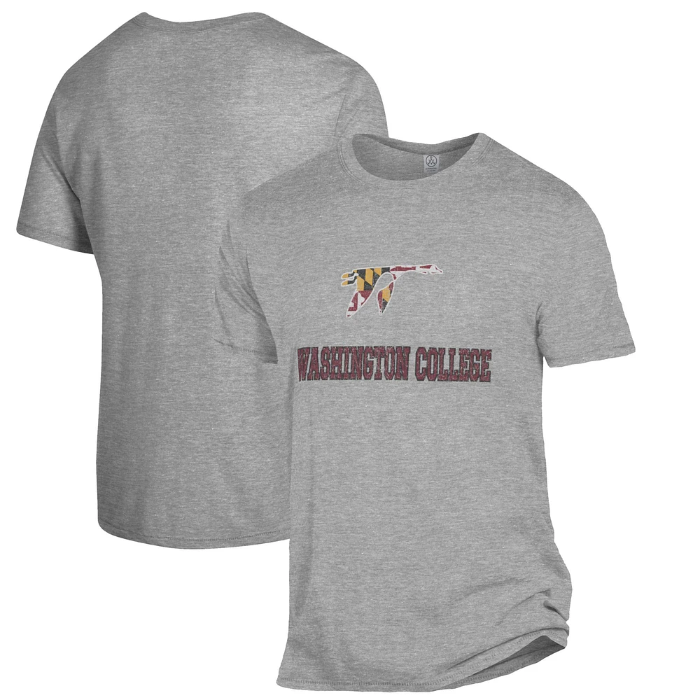 Men's Heathered Gray Washington College Shoremen The Keeper T-Shirt
