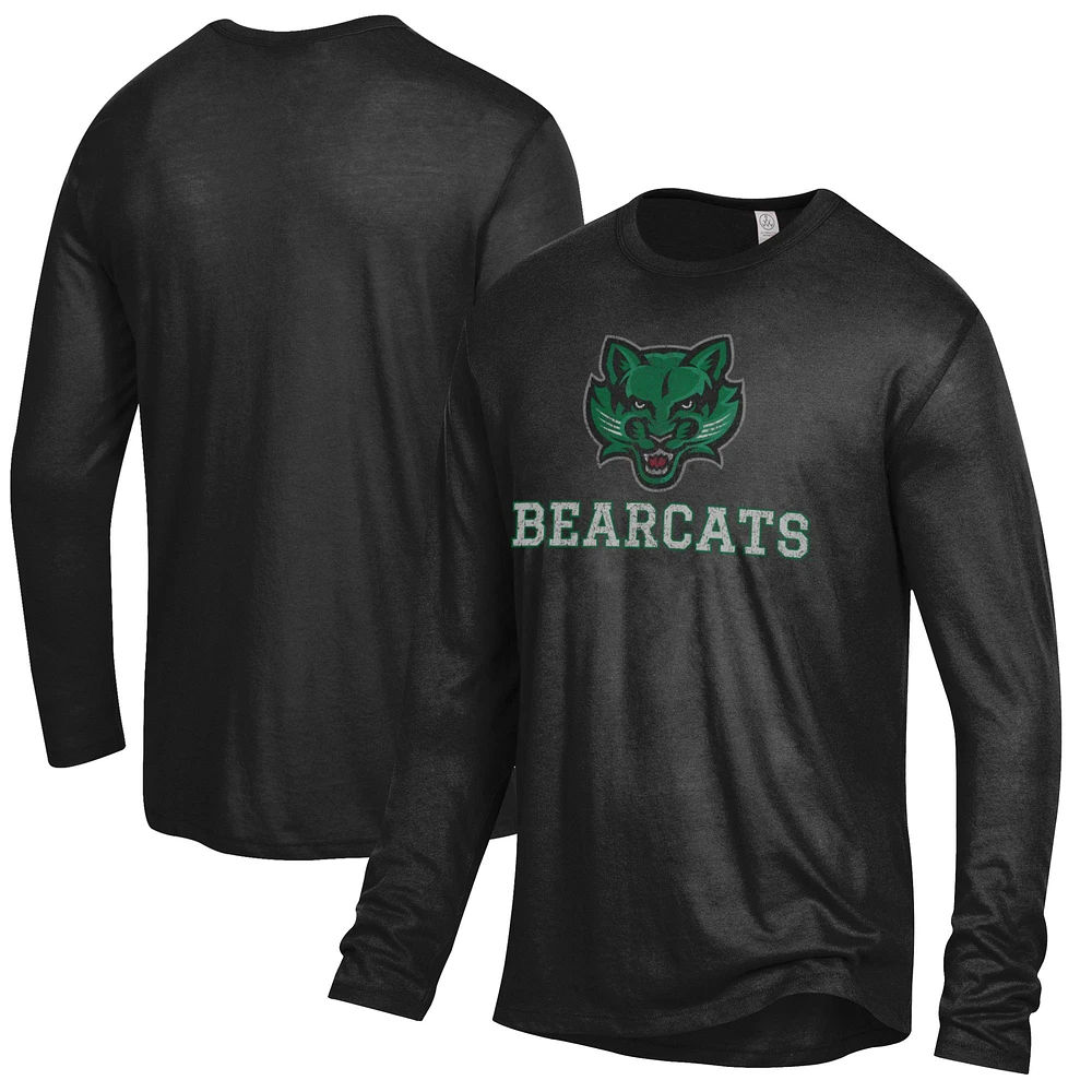 Men's Black Binghamton Bearcats Keeper Long Sleeve T-Shirt