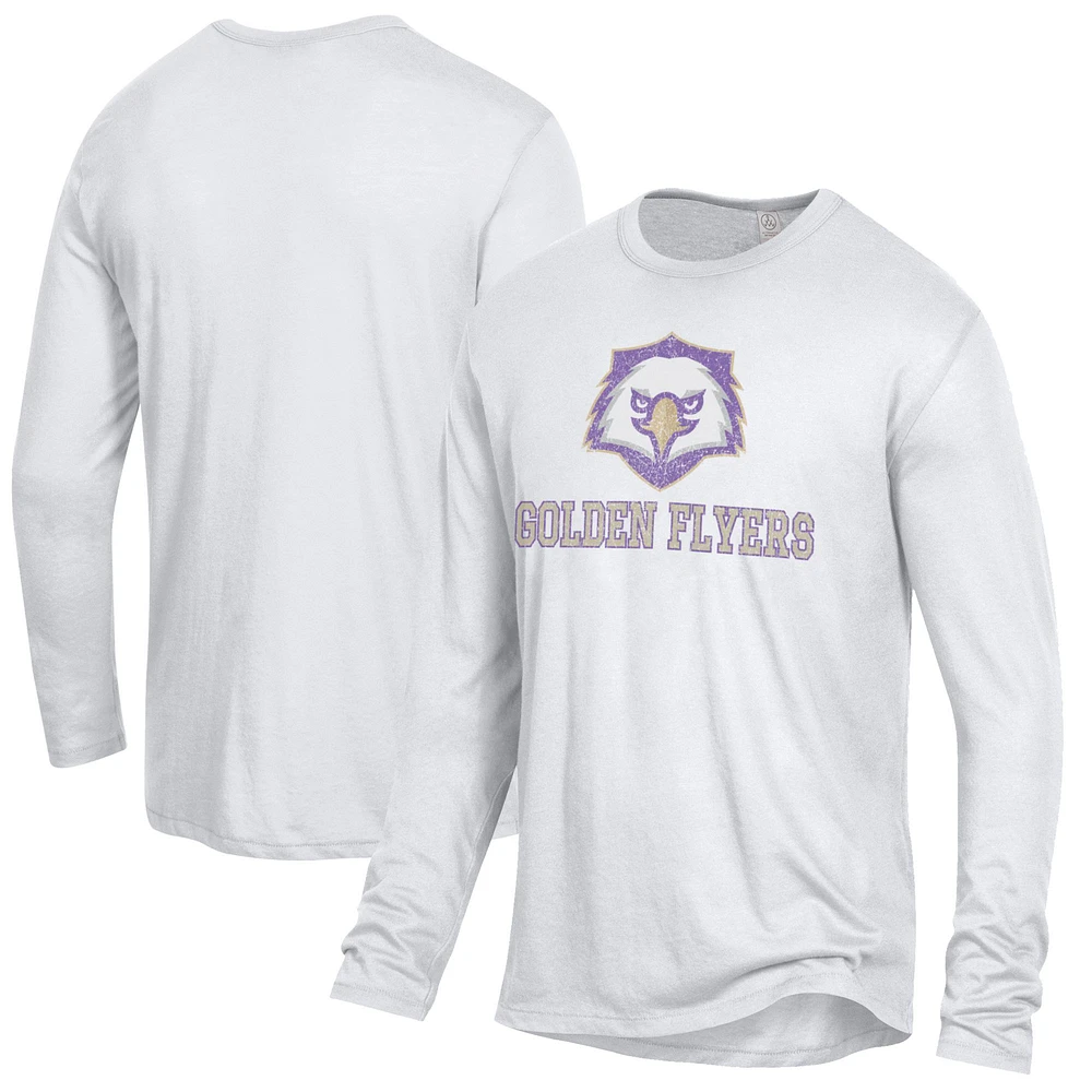 Men's White Nazareth College Golden Flyers Keeper Long Sleeve T-Shirt