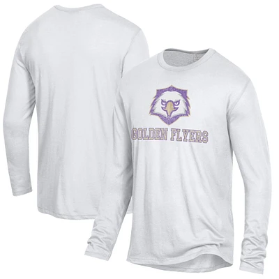Men's White Nazareth College Golden Flyers Keeper Long Sleeve T-Shirt