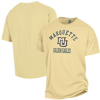 Men's ComfortWash Gold Marquette Golden Eagles Arch Logo Garment Dyed T-Shirt