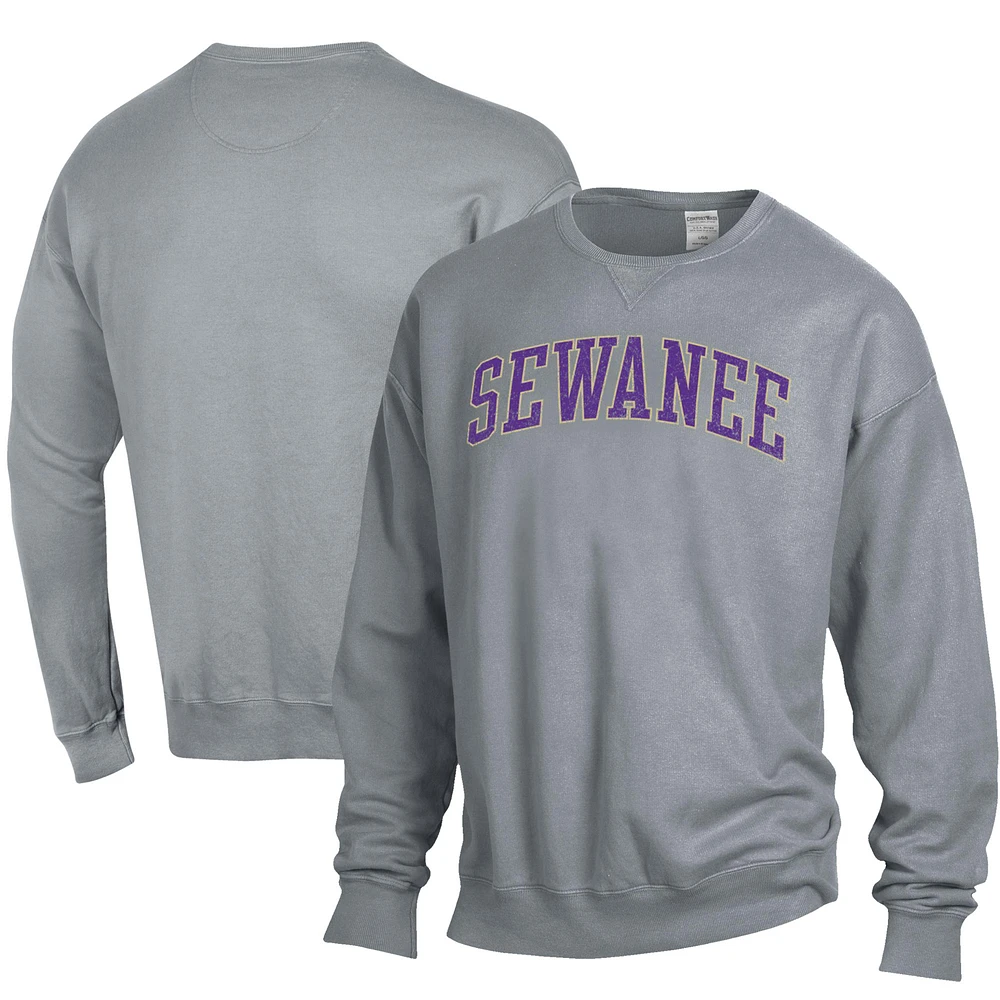 Men's ComfortWash Gray University of the South Tigers Garment Dyed Pullover Sweatshirt