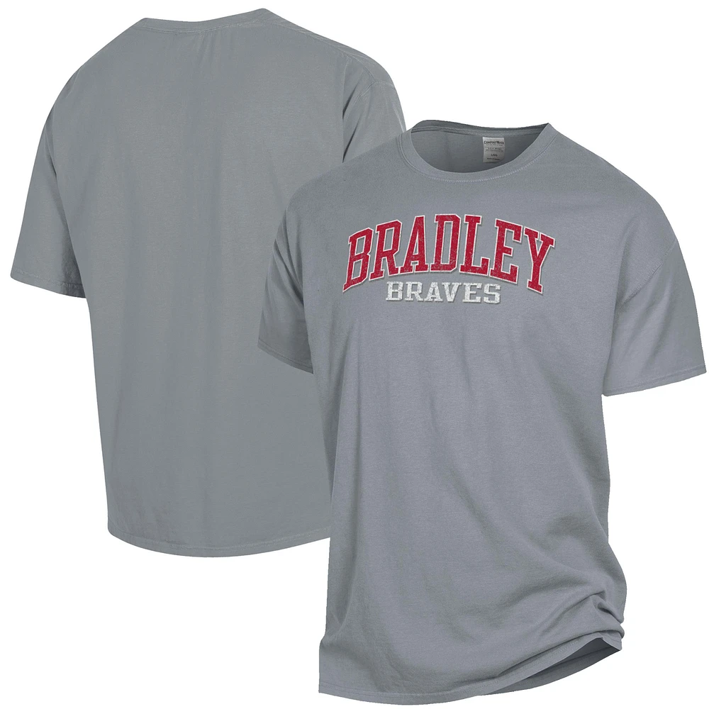 Men's ComfortWash Gray Bradley Braves Garment Dyed T-Shirt