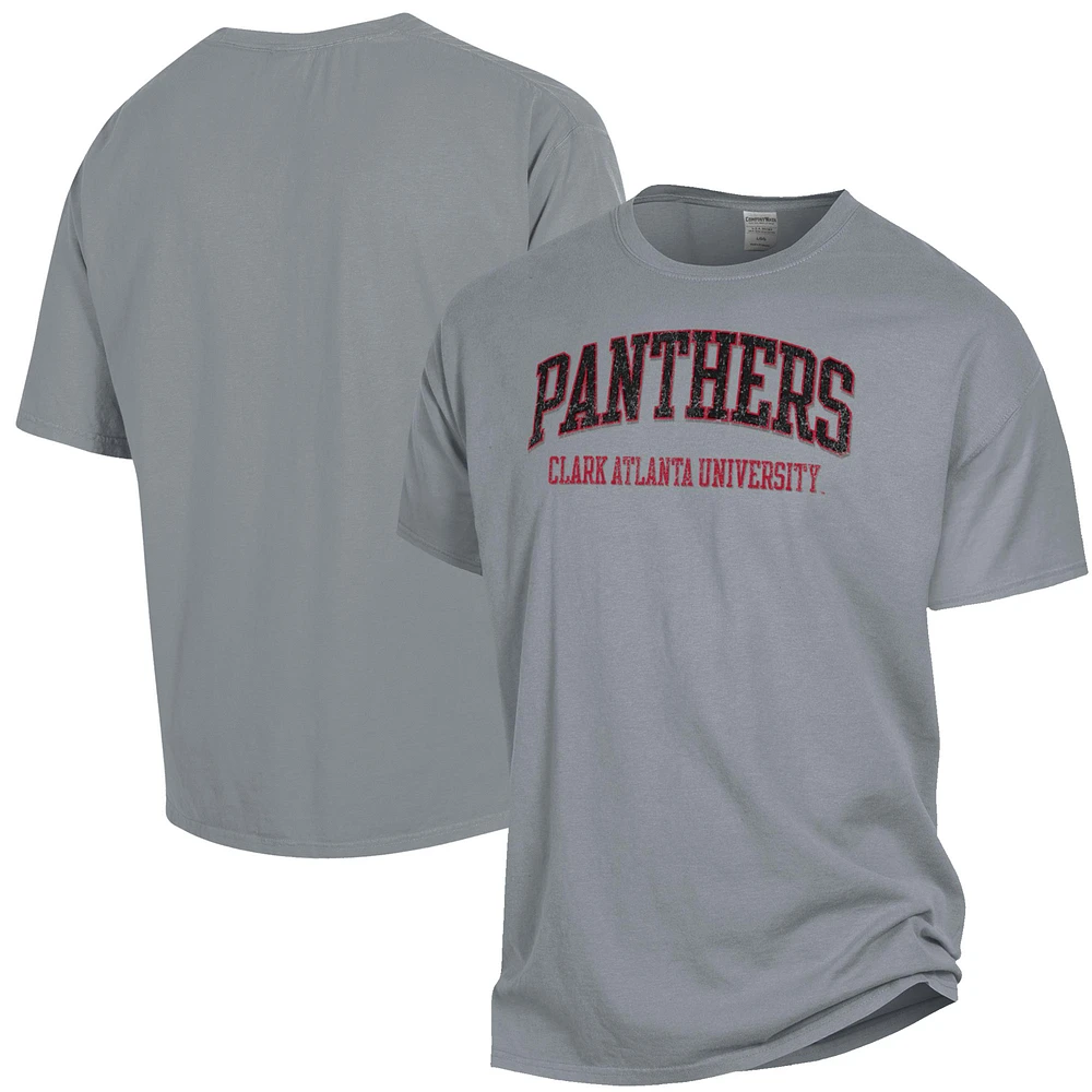 Men's ComfortWash Gray Clark Atlanta University Panthers Garment Dyed T-Shirt