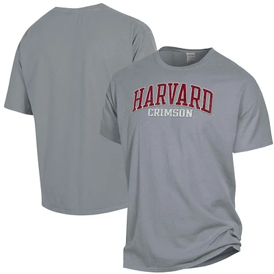 Men's ComfortWash Gray Harvard Crimson Garment Dyed T-Shirt